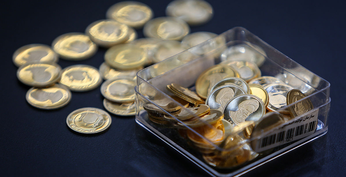 حباب سکه امامی ترک خورد حباب سکه امامی ترک خورد