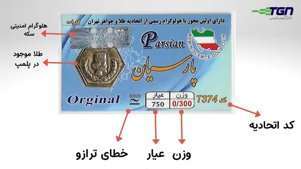 علامت های سکه پارسیان اصل