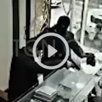 تصاویر بازسازی شده پلیس قم از یک سرقت مسلحانه در طلافروشی