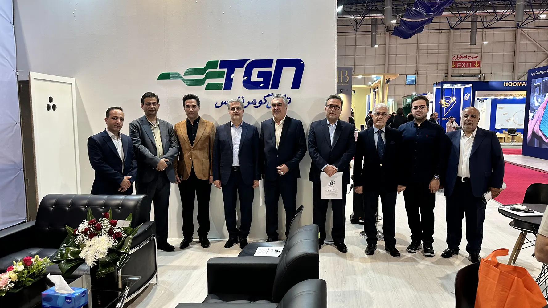 غرفه تابان گوهر نفیس در نهمین نمایشگاه طلای مشهد