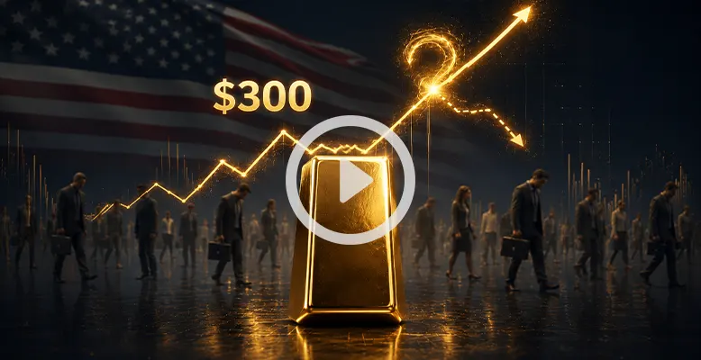 افزایش 300 دلاری انس طلا؛ صعود در راه است؟ افزایش 300 دلاری انس طلا؛ صعود در راه است؟